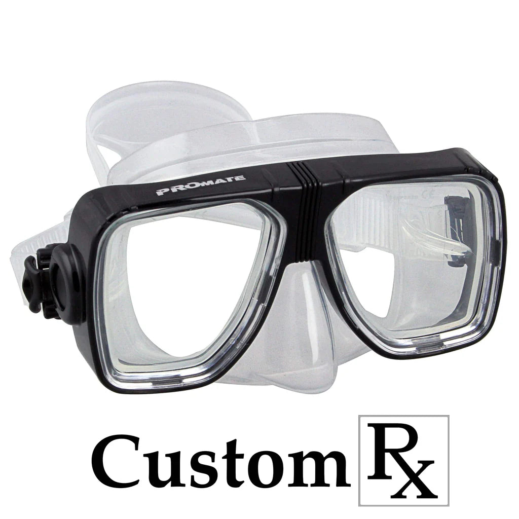 Custom Prescription Promate Scope Scuba Dive Snorkeling Mask - MK245