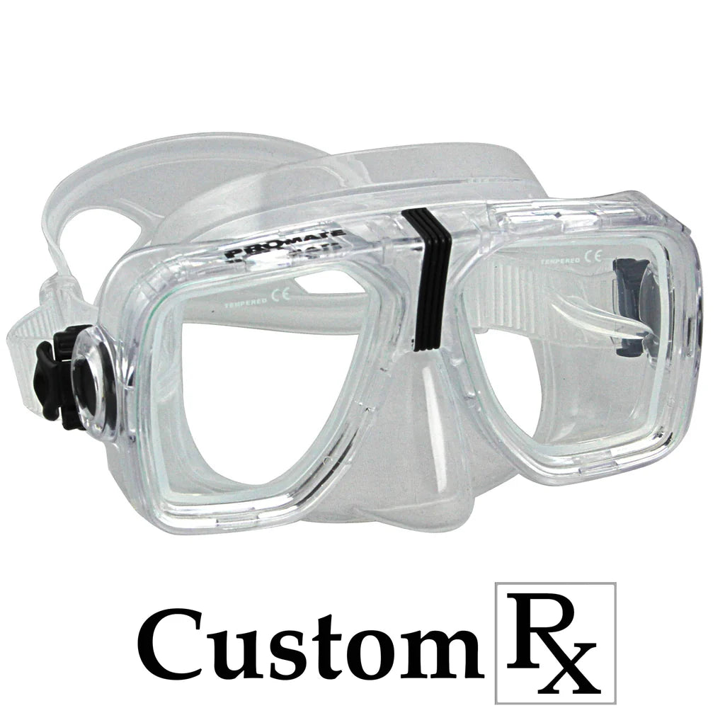 Custom Prescription Promate Scope Scuba Dive Snorkeling Mask - MK245
