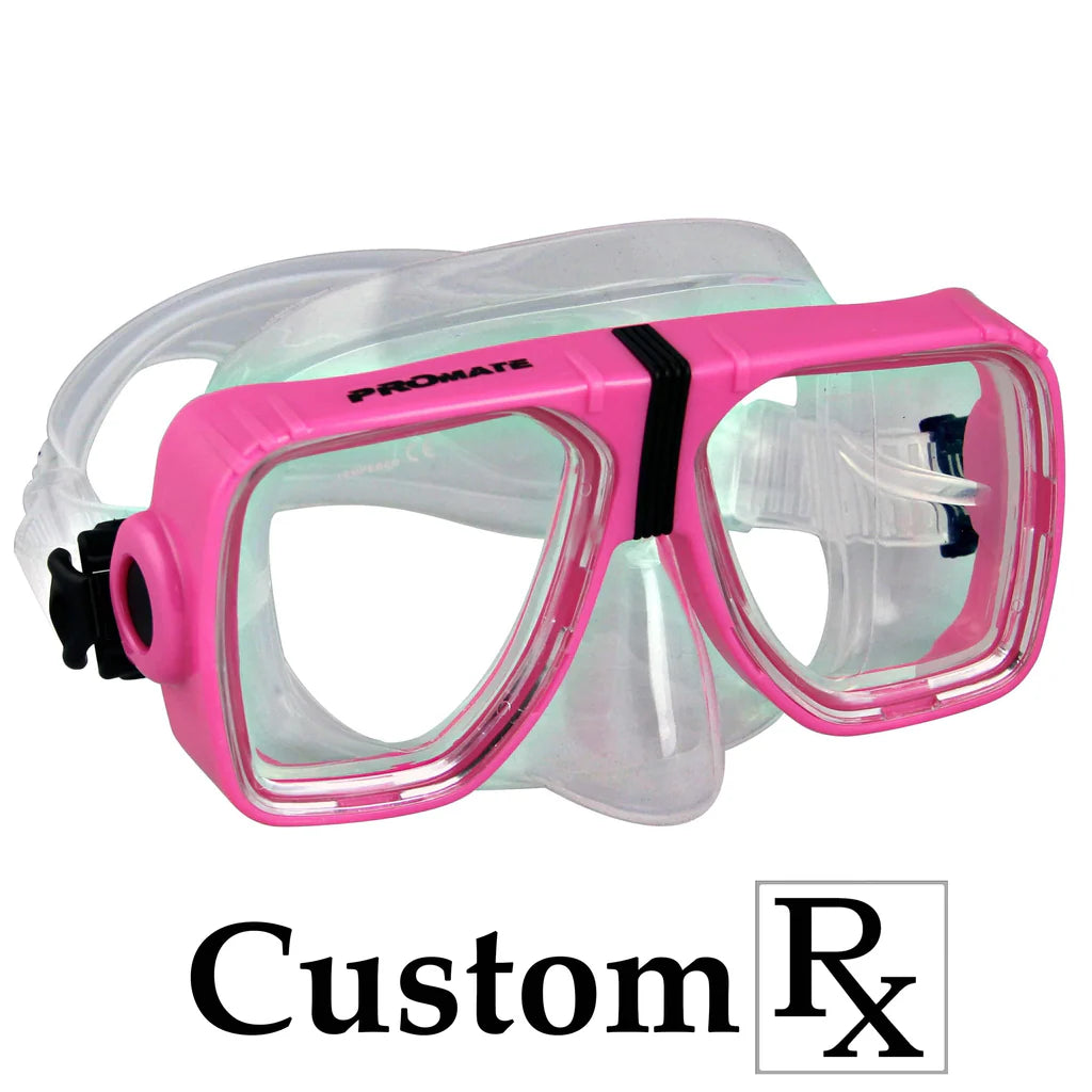 Custom Prescription Promate Scope Scuba Dive Snorkeling Mask - MK245
