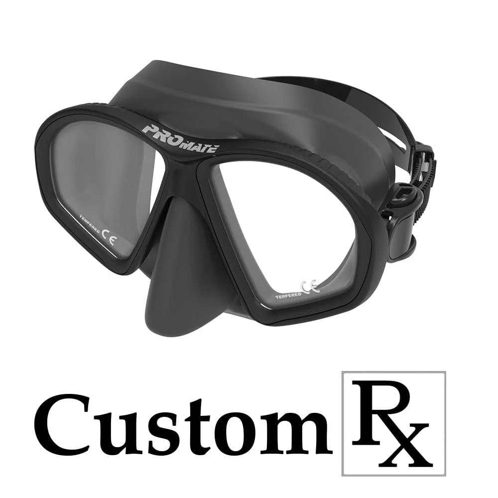 Custom Prescription Promate Spectrum Adult Scuba Dive Snorkeling Mask - MK299