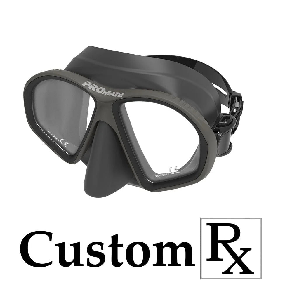 Custom Prescription Promate Spectrum Adult Scuba Dive Snorkeling Mask - MK299