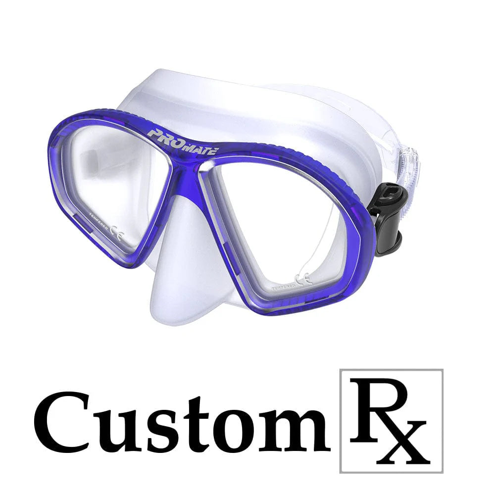 Custom Prescription Promate Spectrum Adult Scuba Dive Snorkeling Mask - MK299