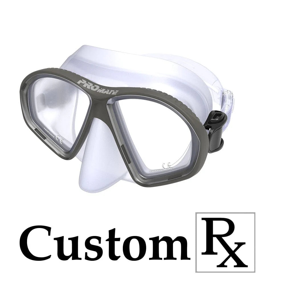 Custom Prescription Promate Spectrum Adult Scuba Dive Snorkeling Mask - MK299