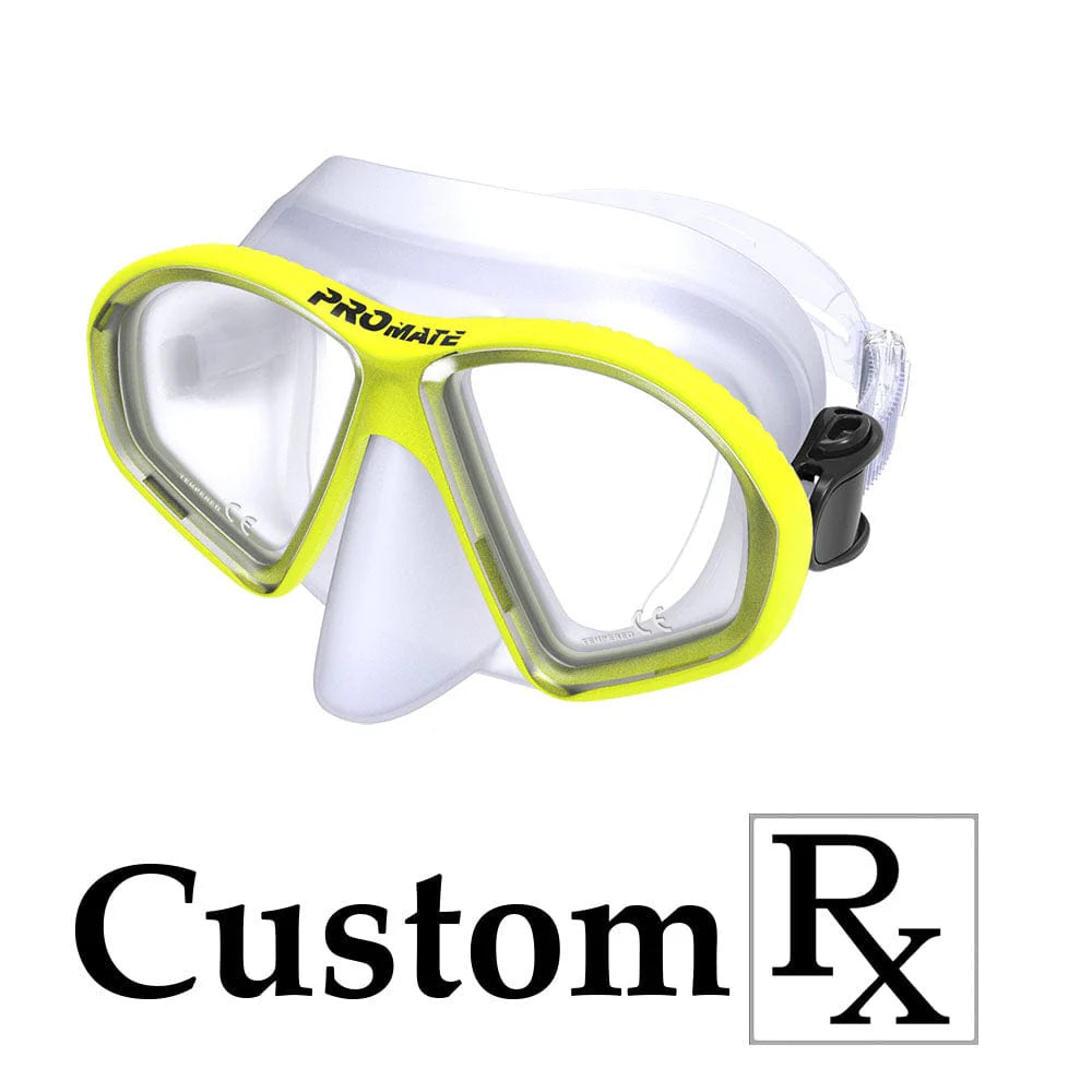 Custom Prescription Promate Spectrum Adult Scuba Dive Snorkeling Mask - MK299