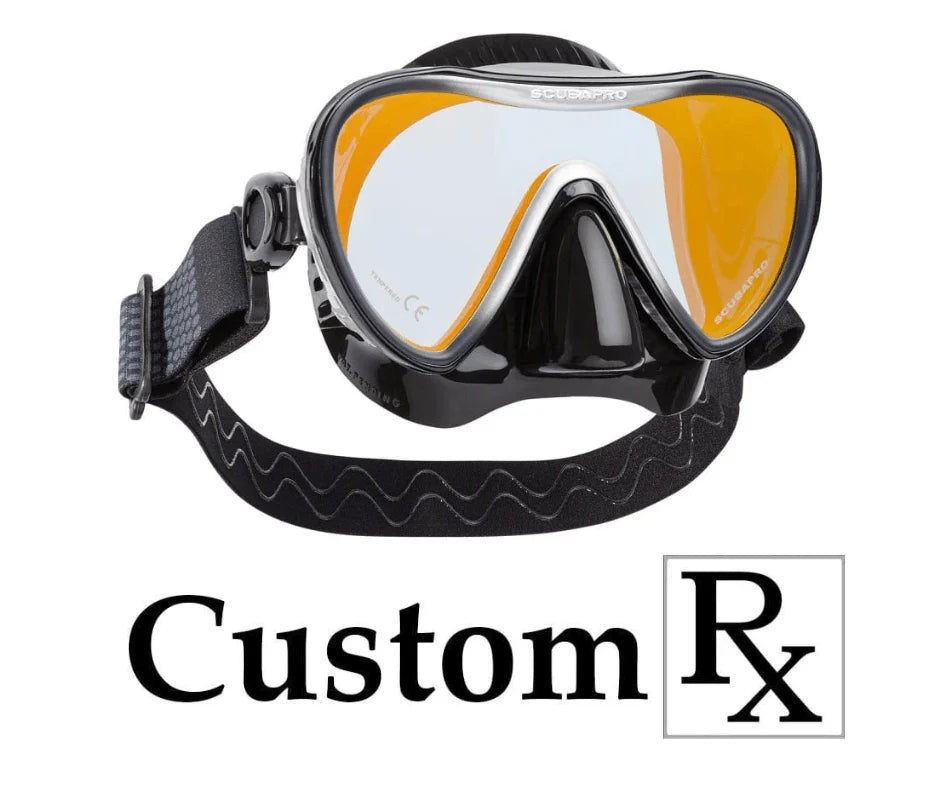 Custom Prescription Scubapro Synergy 2 Trufit Dive Mask with Comfort Strap