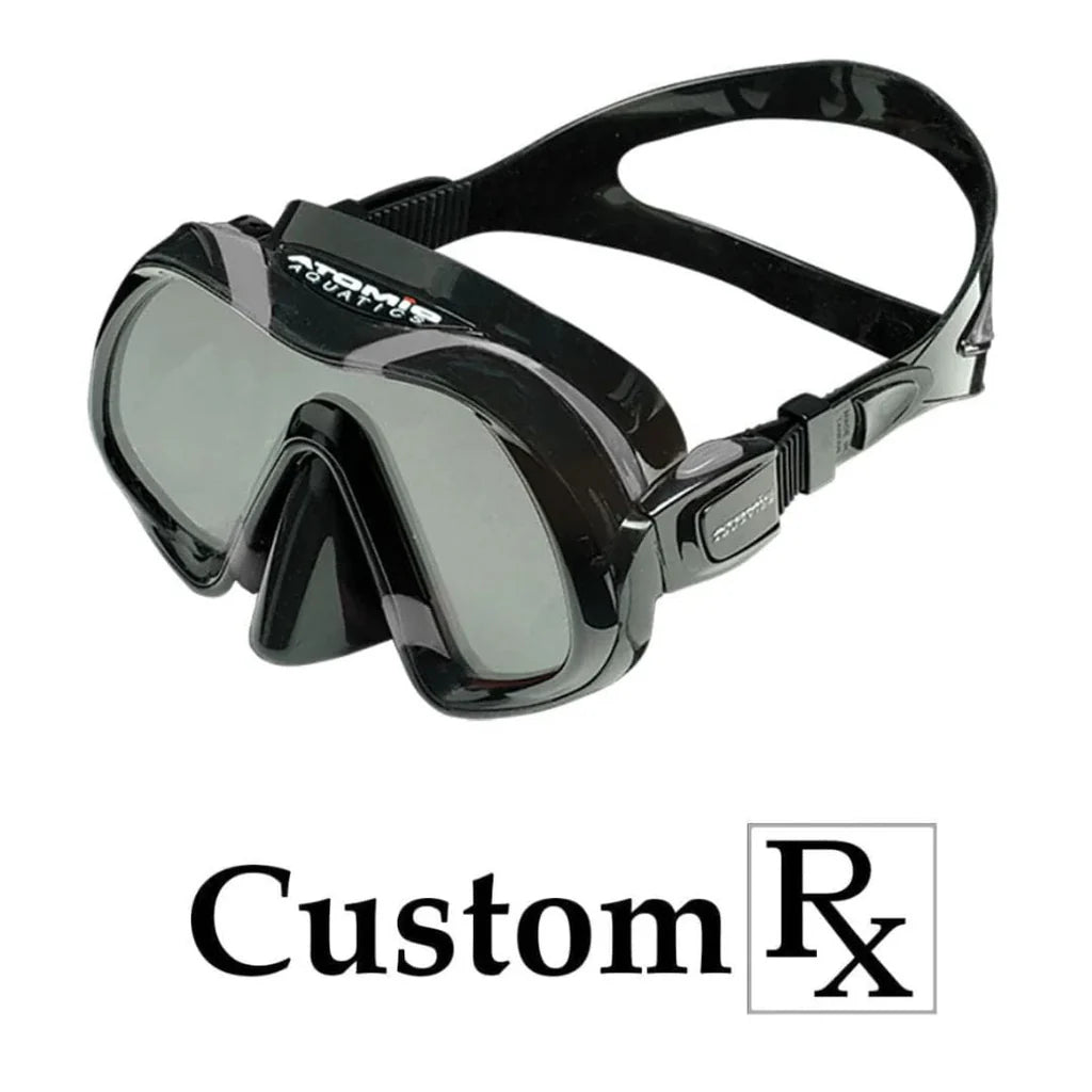Custom Prescription Atomic Aquatics Venom Scuba RX Dive Mask