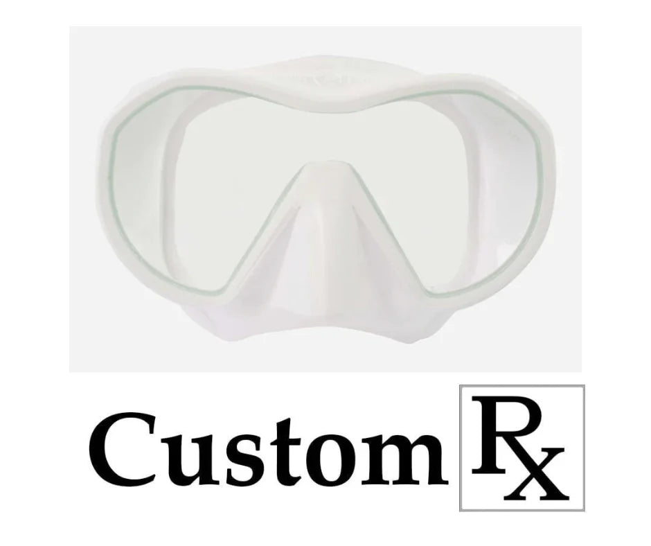 Custom Prescription Aqua Lung Plazma Frameless Scuba Dive Mask