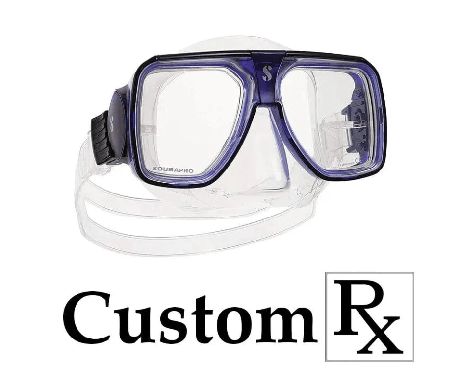 Custom Prescription ScubaPro Solara Snorkel Scuba RX Dive Mask
