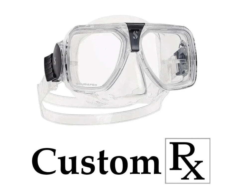 Custom Prescription ScubaPro Solara Snorkel Scuba RX Dive Mask