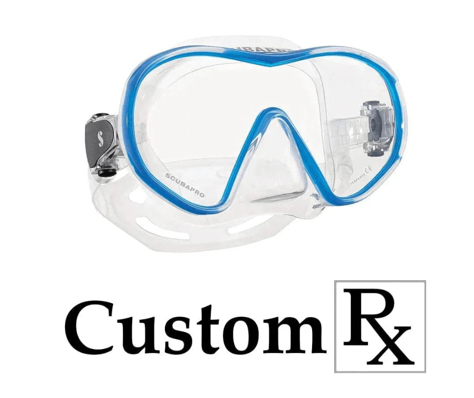 Custom Prescription Scubapro Solo Scuba RX Dive Mask