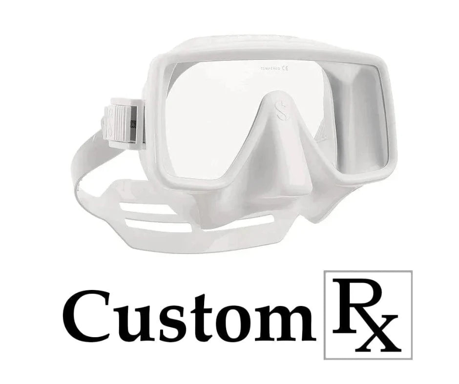 Custom Prescription ScubaPro Frameless Scuba Dive Mask