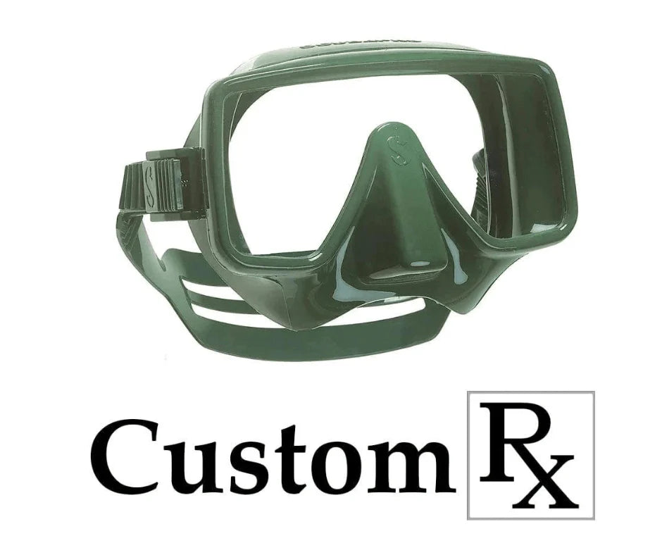 Custom Prescription ScubaPro Frameless Scuba Dive Mask