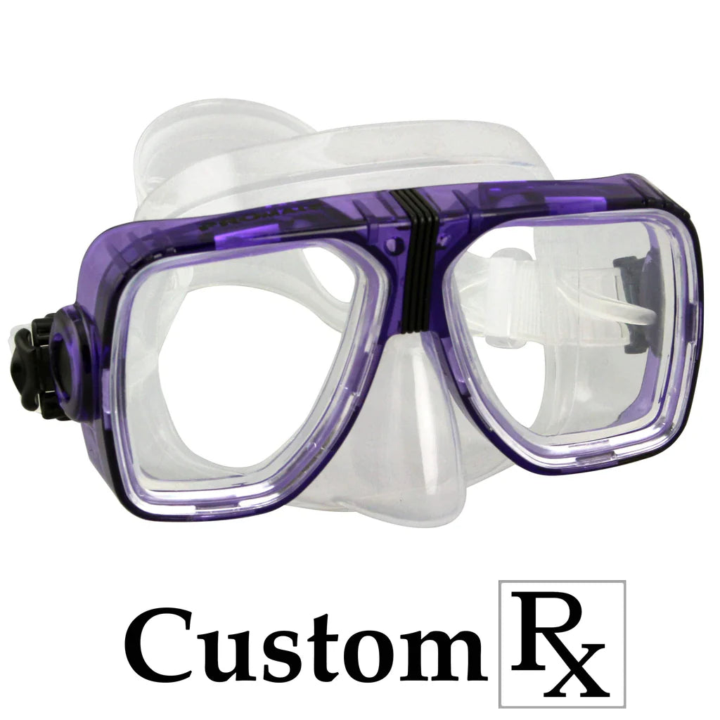Custom Prescription Promate Scope Scuba Dive Snorkeling Mask - MK245