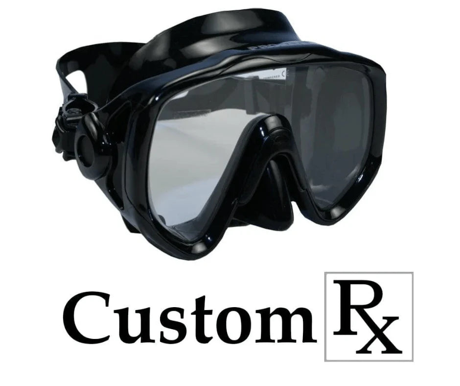 Custom Prescription Promate Ocean Owl Scuba Diving Snorkeling Mask - MK160