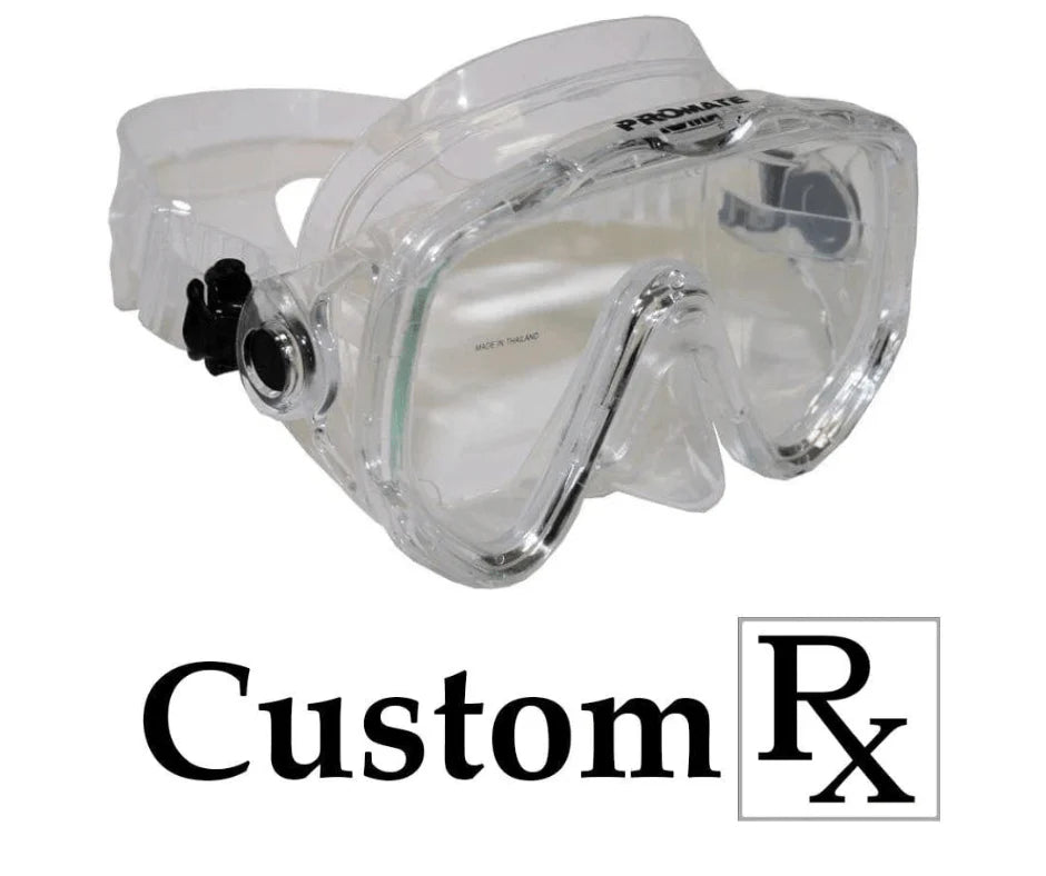 Custom Prescription Promate Ocean Owl Scuba Diving Snorkeling Mask - MK160