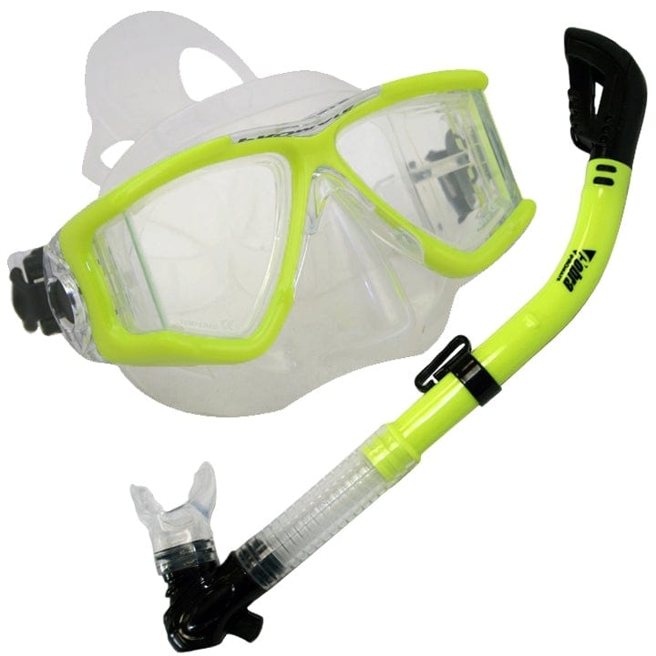 Snorkeling Panoramic View Mask with Dry Snorkel Set - SCS0007