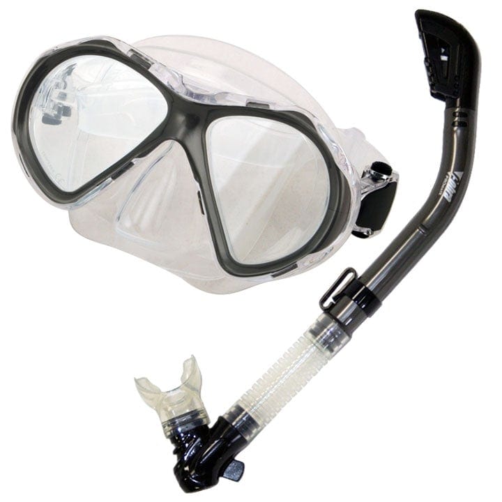 Snorkeling Scuba Dive DRY Snorkel Mask Gear Set - SCS0074
