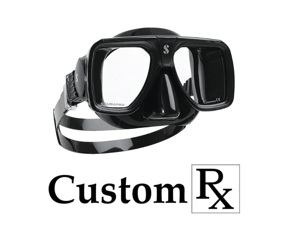 Custom Prescription ScubaPro Solara Snorkel Scuba RX Dive Mask