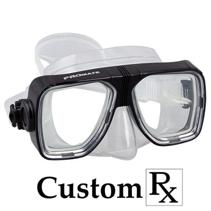 Customs Prescription Promate Scope Scuba Dive Snorkeling Mask - MK245