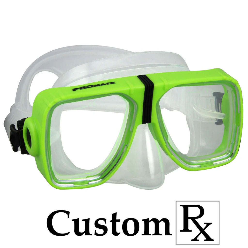 Customs Prescription Promate Scope Scuba Dive Snorkeling Mask - MK245