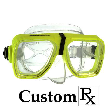 Customs Prescription Promate Scope Scuba Dive Snorkeling Mask - MK245