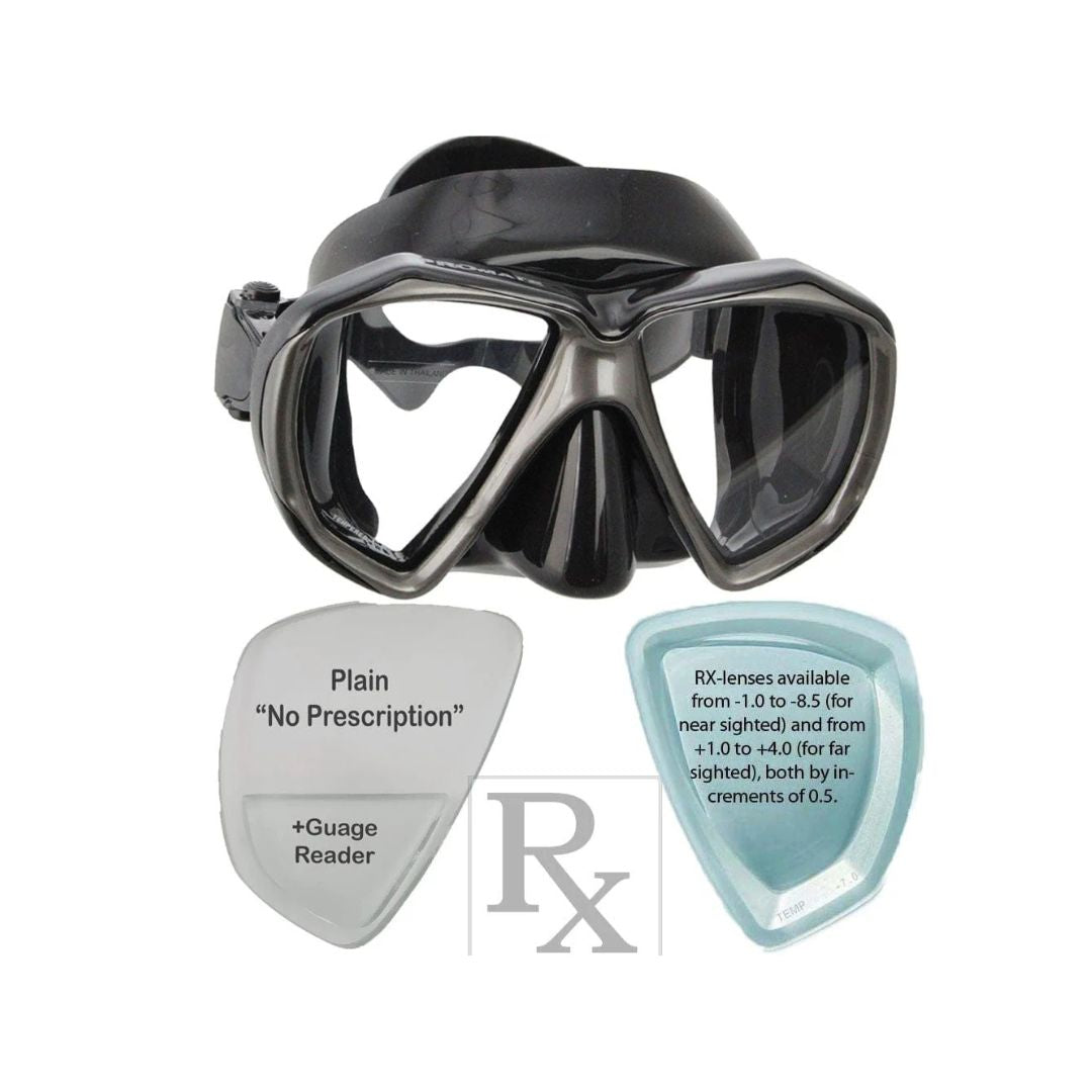 Promate Fish Eyes Prescription Snorkel and Scuba Dive RX Mask - MK260