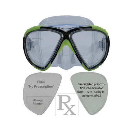 Promate Hawk Eyes Prescription Snorkel and Scuba Dive RX Mask - MK265