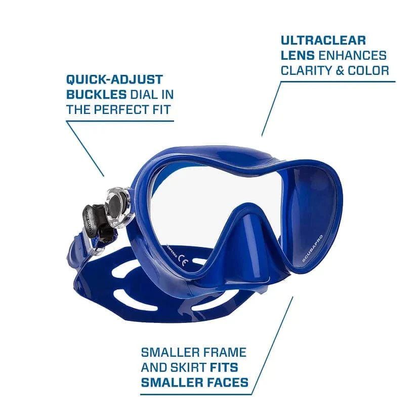 Custom Prescription ScubaPro Trinidad RX Dive Mask