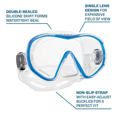 Custom Prescription Scubapro Solo Scuba RX Dive Mask
