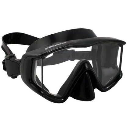 Custom RX Promate Avanti TL Side-view Edgeless Scuba Dive Mask - MK390