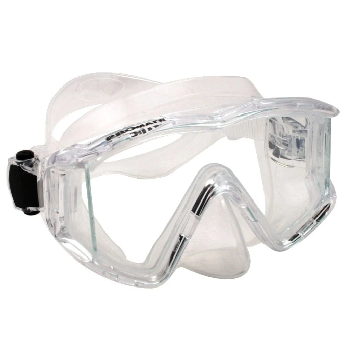Custom RX Promate Avanti TL Side-view Edgeless Scuba Dive Mask - MK390