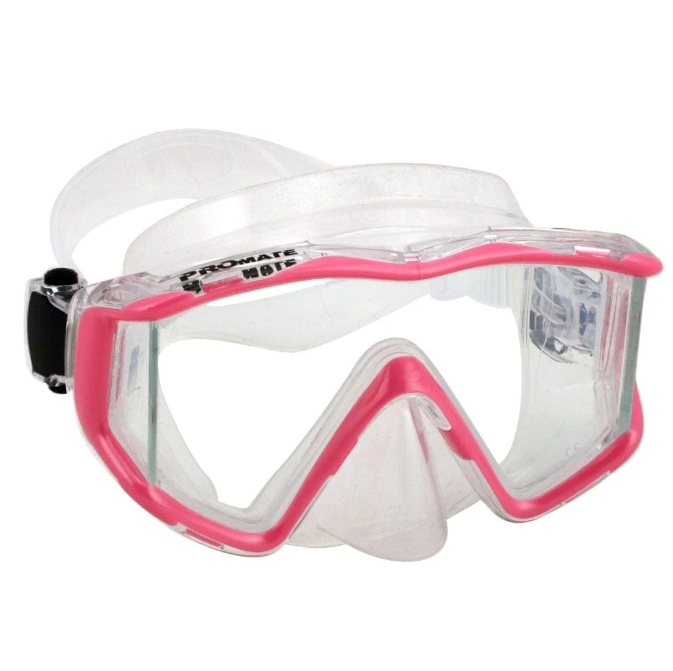 Custom RX Promate Avanti TL Side-view Edgeless Scuba Dive Mask - MK390