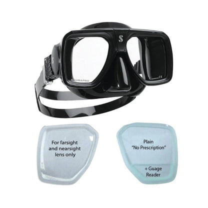 ScubaPro Solara RX Dive Prescription Mask for Snorkeling and Scuba Diving