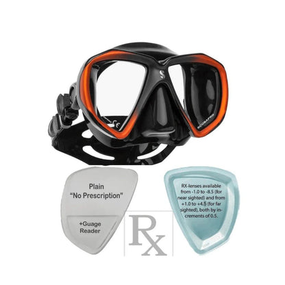 ScubaPro Spectra RX Dive Prescription Mask for Snorkeling and Scuba Diving