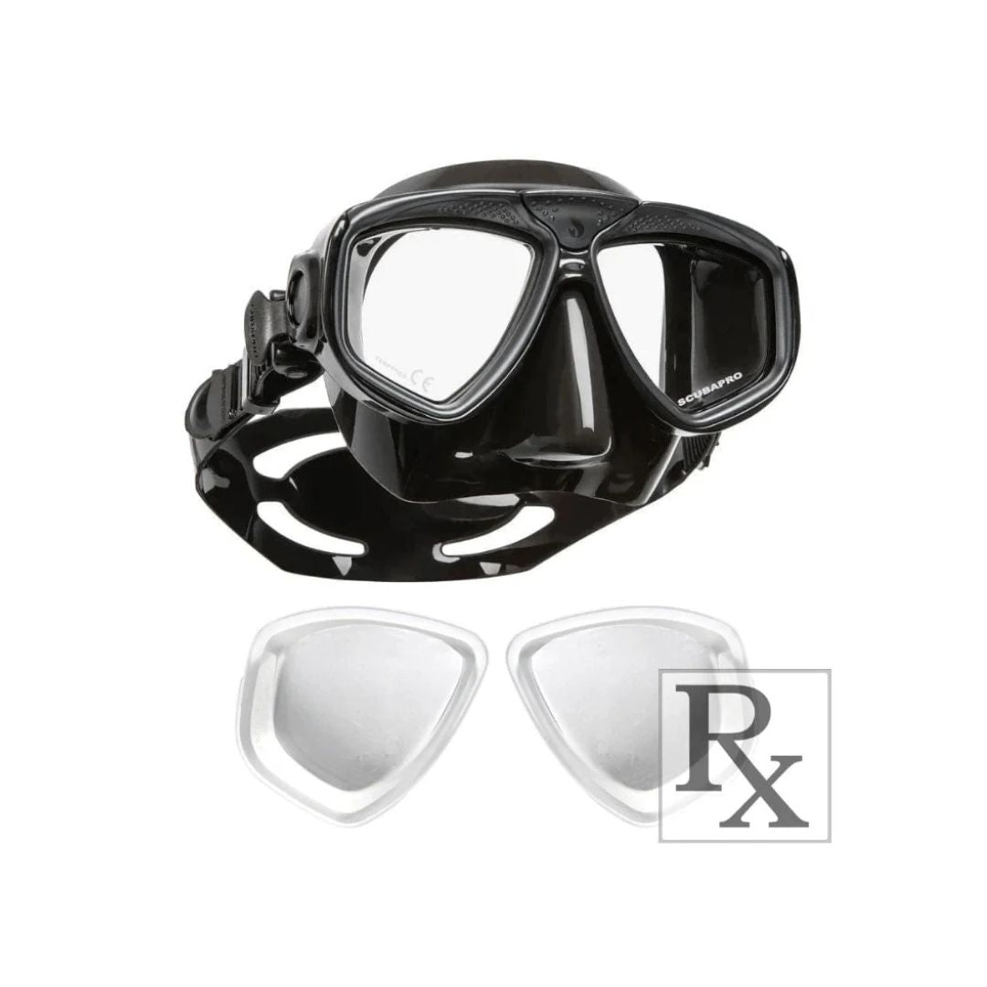 ScubaPro Zoom RX Dive Prescription Mask for Snorkeling and Scuba Diving