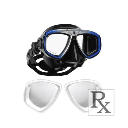 ScubaPro Zoom RX Dive Prescription Mask for Snorkeling and Scuba Diving