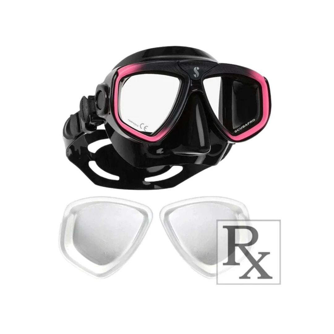 ScubaPro Zoom RX Dive Prescription Mask for Snorkeling and Scuba Diving