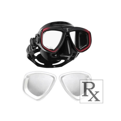 ScubaPro Zoom RX Dive Prescription Mask for Snorkeling and Scuba Diving