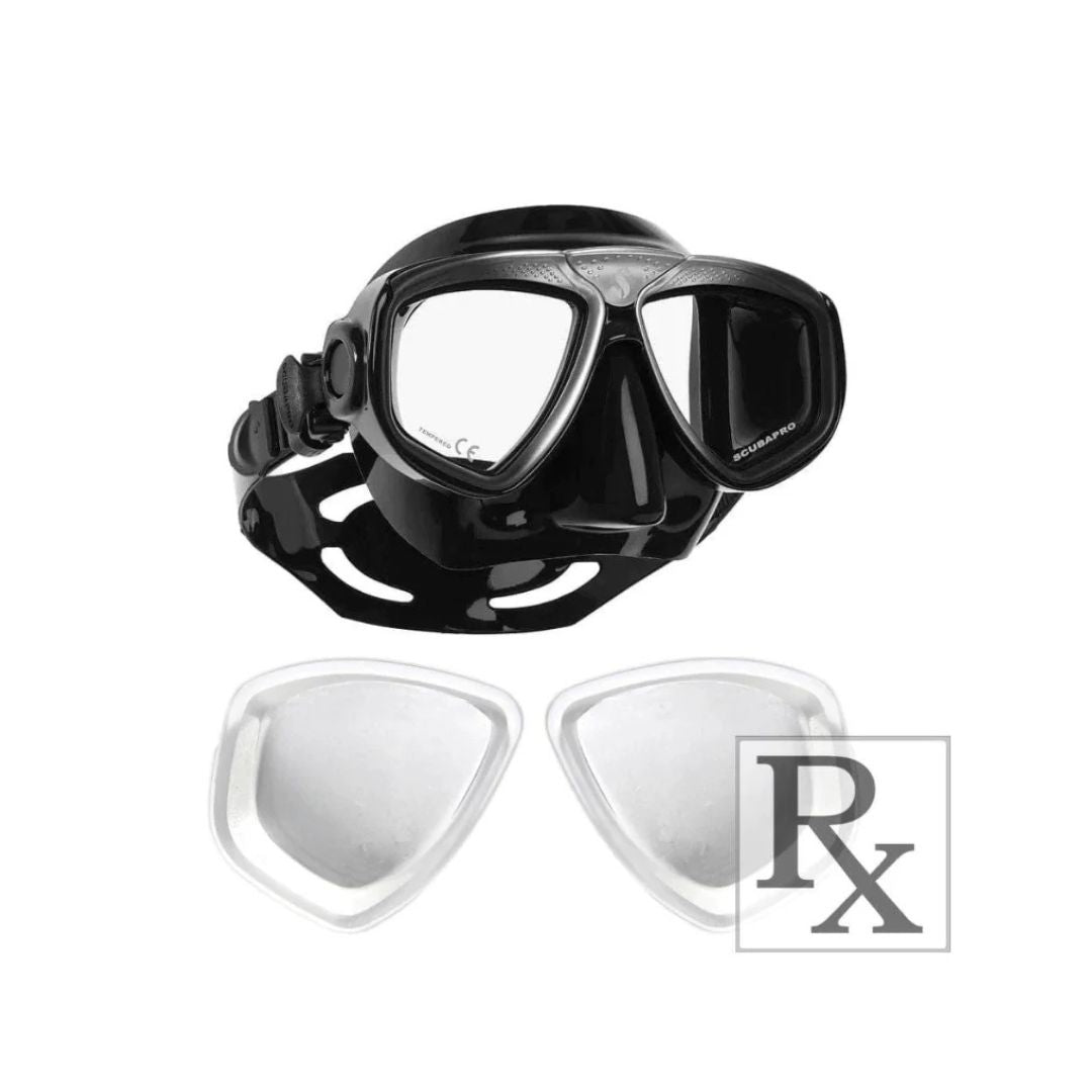 ScubaPro Zoom RX Dive Prescription Mask for Snorkeling and Scuba Diving