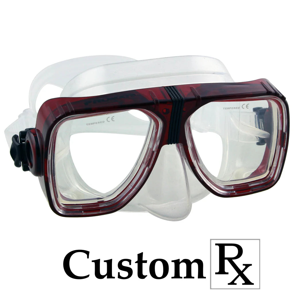 Customs Prescription Promate Scope Scuba Dive Snorkeling Mask - MK245