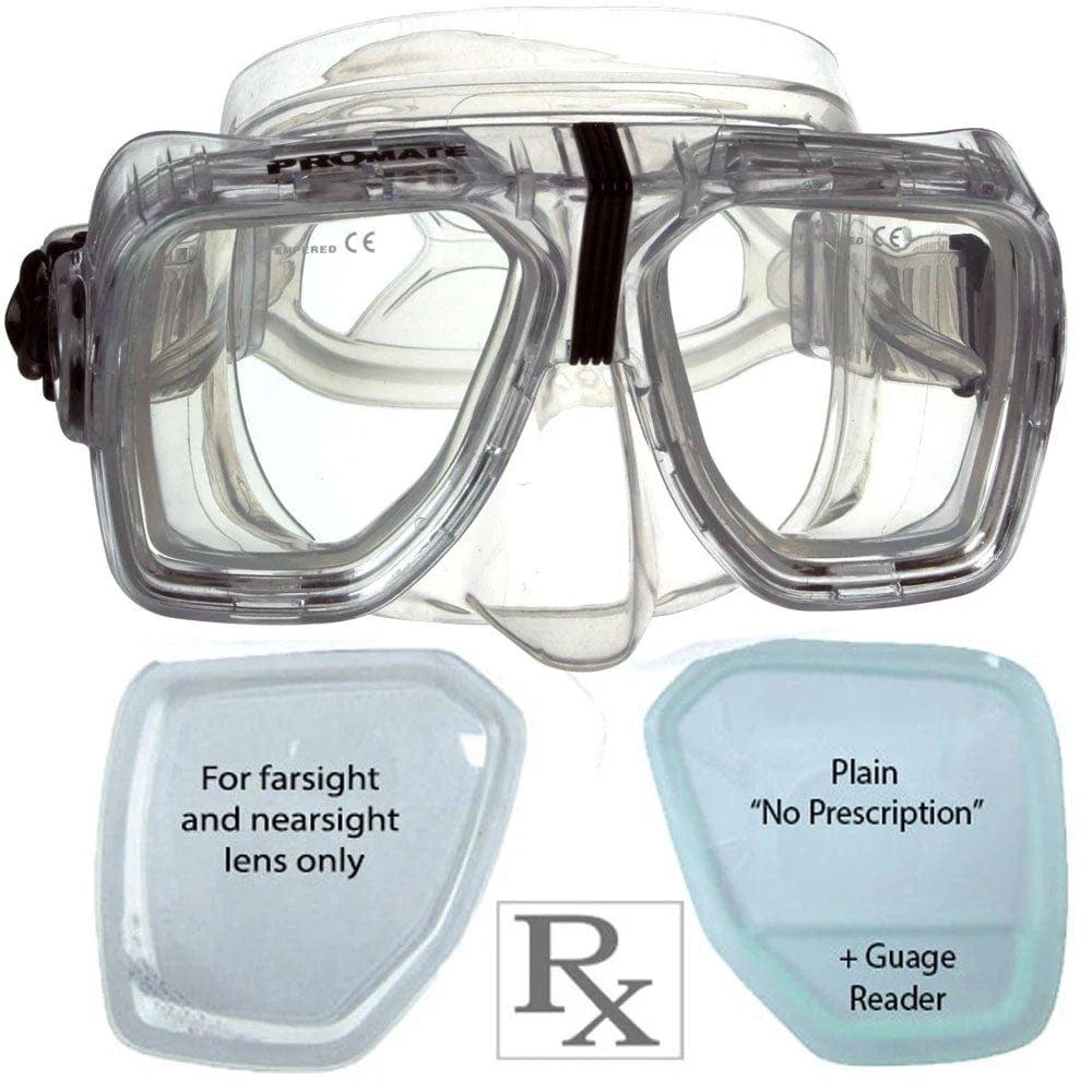 Promate Scope Prescription Snorkel and Scuba Dive RX Mask - MK245