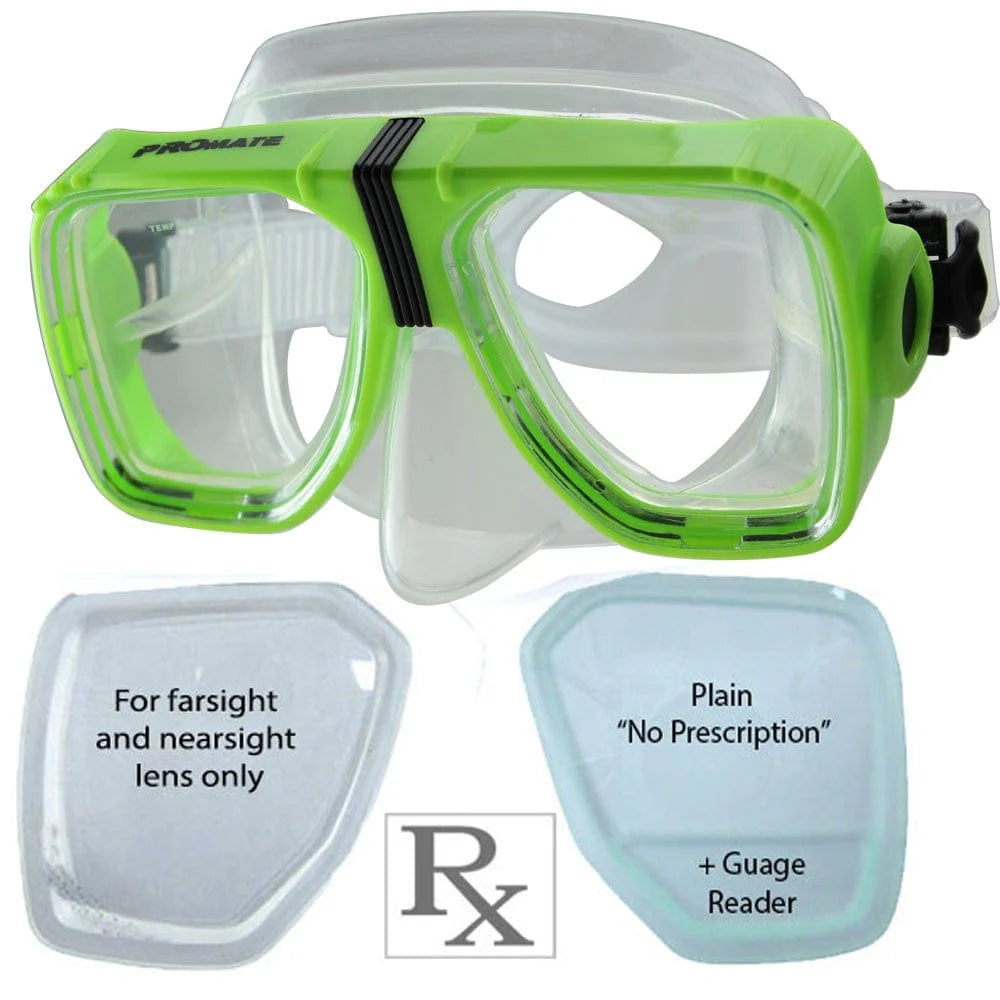 Promate Scope Prescription Snorkel and Scuba Dive RX Mask - MK245