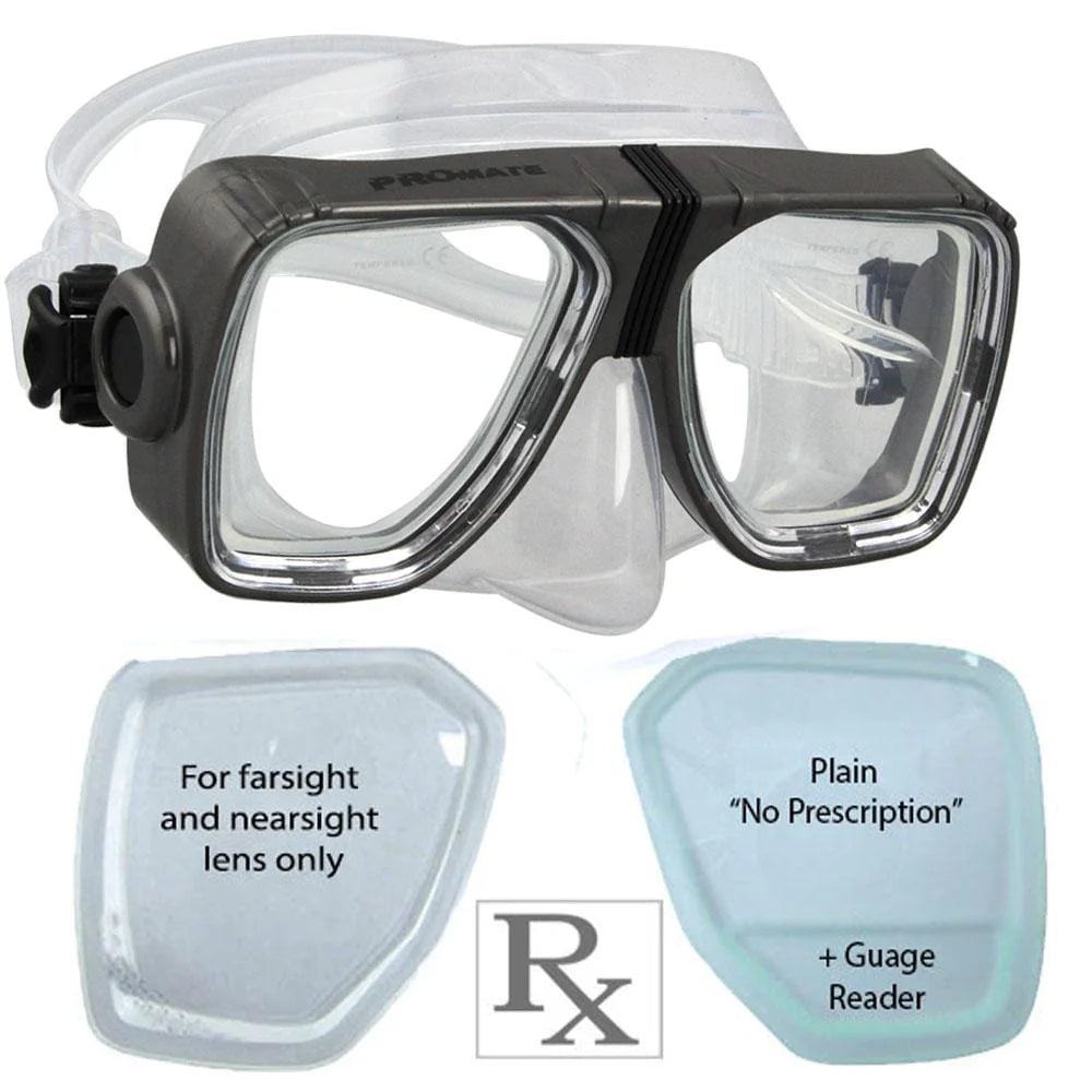 Promate Scope Prescription Snorkel and Scuba Dive RX Mask - MK245