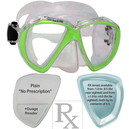 Promate Fish Eyes Prescription Snorkel and Scuba Dive RX Mask - MK260