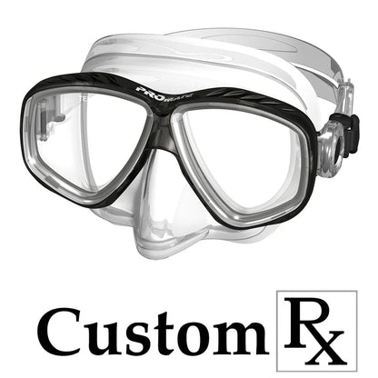 Customs Prescription Promate Pro Viewer Scuba Dive Snorkeling Purge Mask - MK285