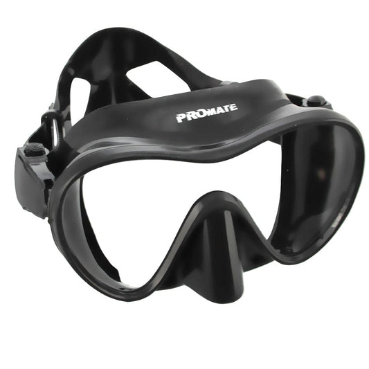 Custom RX Promate Stealth Frameless Scuba Diving Snorkeling Spearfishing Goggles - MK600
