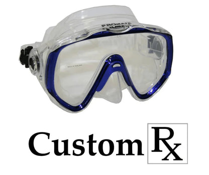 Custom Prescription Promate Ocean Owl Scuba Diving Snorkeling Mask - MK160