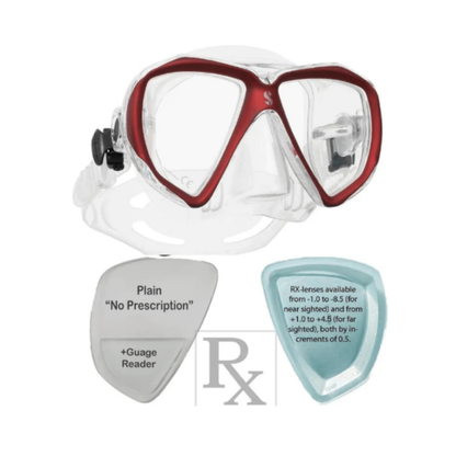 Custom Prescription Scubapro Spectra Scuba RX Dive Mask