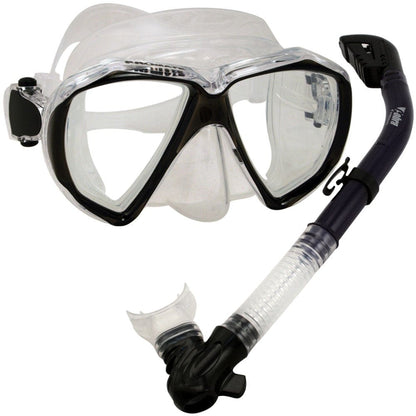 Snorkeling Scuba Dive Dry Snorkel Mask Deluxe Gear Set - SCS0031