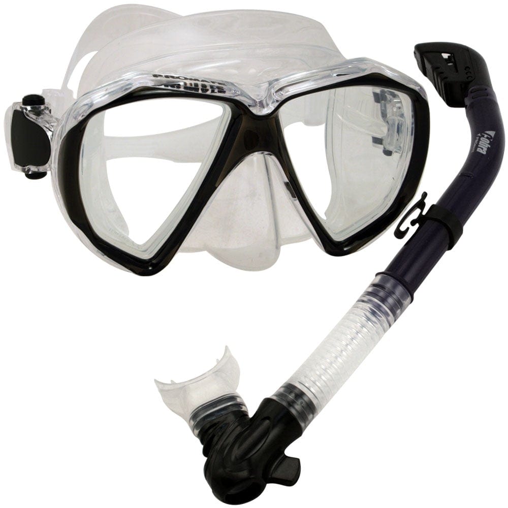Snorkeling Scuba Dive Dry Snorkel Mask Deluxe Gear Set - SCS0031